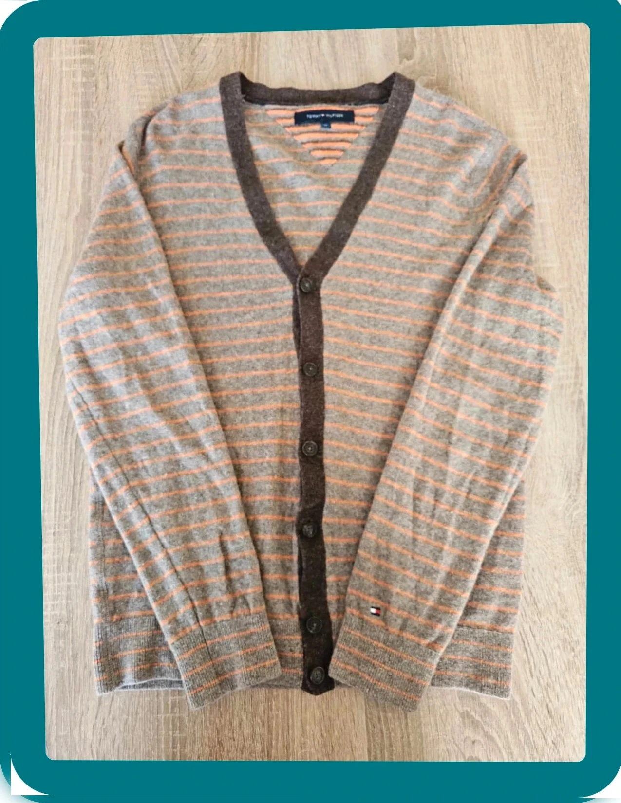 Cardigan tommy Hilfiger de lana de cordero Talla M – photo 2